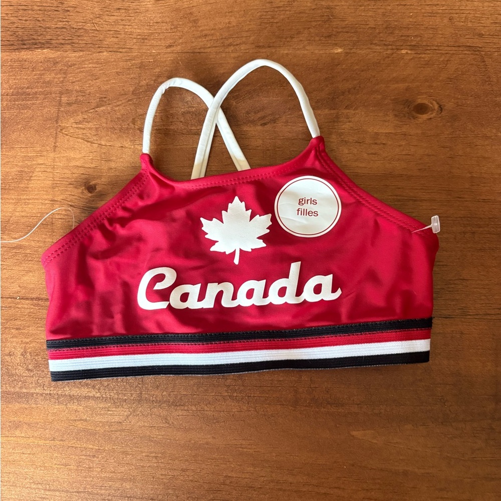 🩷 6 for $20 Canada Baby Girl Swim Top – 6 Months – New Without Tags